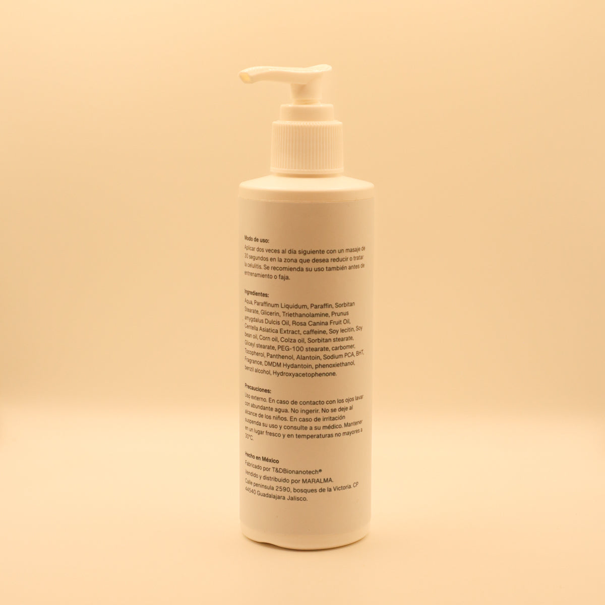 Crema reductiva anticelulitis
