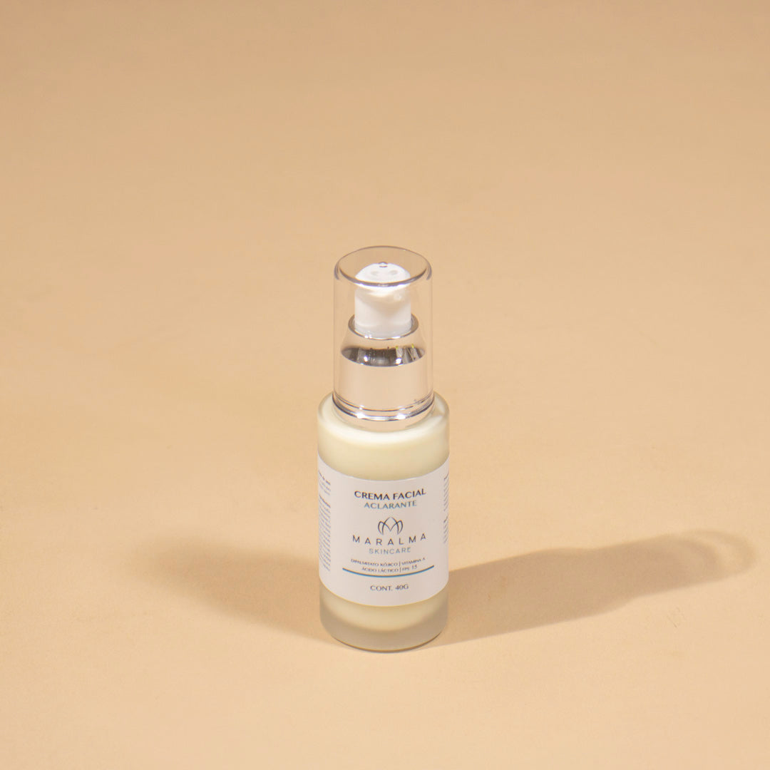 Crema facial aclarante