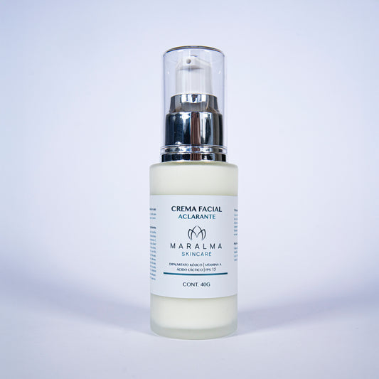 Crema facial aclarante